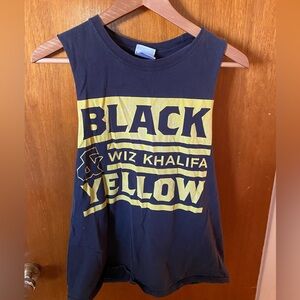 Wiz Khalifa Black and Yellow Sleeveless